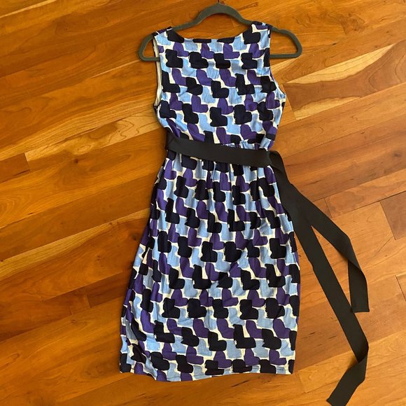 Boden Womens Knit Faux-Wrap Dress with Grogain Ribbon Belt; Size 6 (US), NWOT - Picture 3 of 6